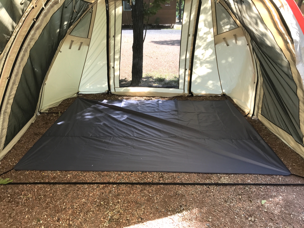中古テントの出品というのをDOD  カマボコテント2とインナーマット・グランドシートセット